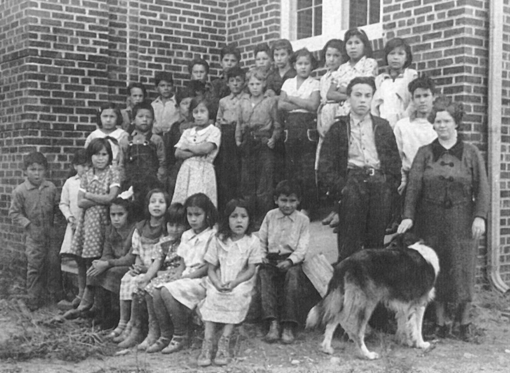 A photo of BIA Whitefish School. Photo courtesy of Sylvia Bracklin-Baker.