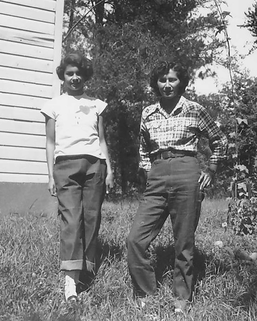 A photo of Sylvia Bracklin and Sevina Bracklin. Photo courtesy of Sylvia Bracklin-Baker.